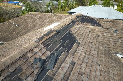 Repaired Roof with New Shingles