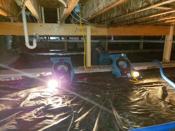 Crawlspace Water Removal in Gary